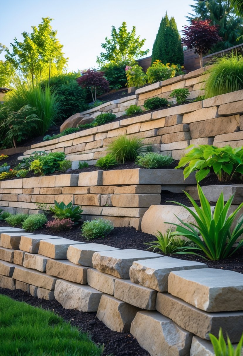 17 Sloped Backyard Ideas for Uneven Landscapes | TheGrow